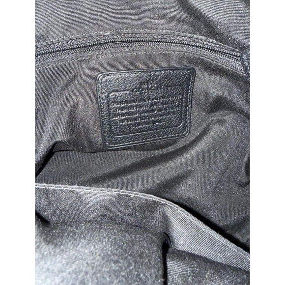 Coach Mini Boston Leather Crossbody Bag Black Authentic - Picture 5 of 7